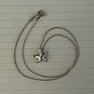 tiffany & co. starfish necklace